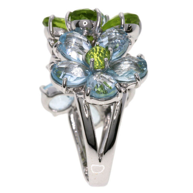 Ponte Vecchio ポンテヴェキオ ペリドット アクアマリン リング・指輪  