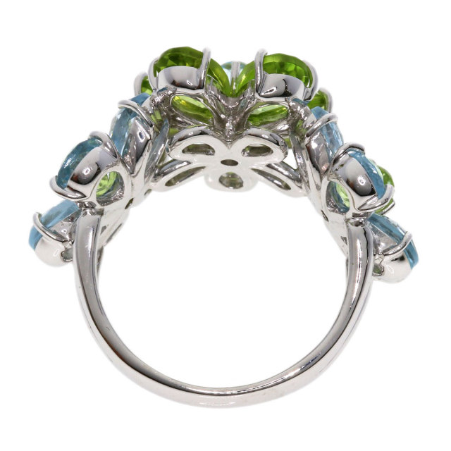 Ponte Vecchio ポンテヴェキオ ペリドット アクアマリン リング・指輪  