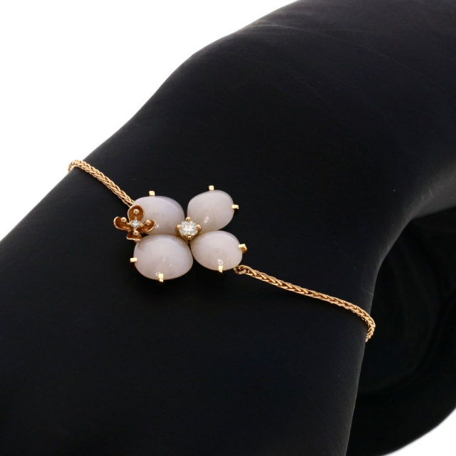 Chaumet ショーメ オルタンシア ピンクオパール ダイヤモンド 