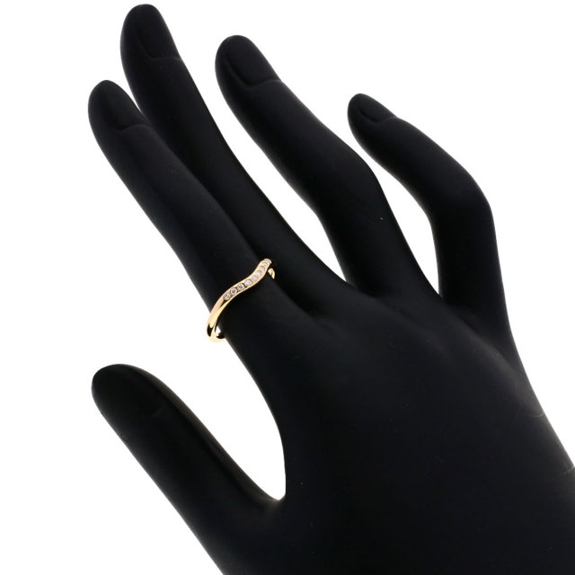 TIFFANY&Co. ティファニー カーブドバンド ダイヤモンド リング・指輪  