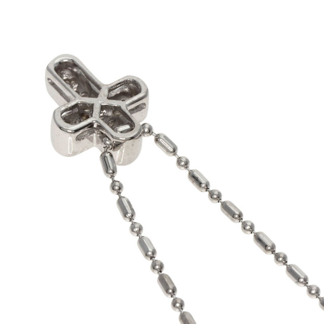 STAR JEWELRY スタージュエリー クロス ダイヤモンド ネックレス K18 