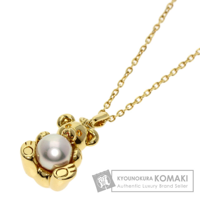 MIKIMOTO ミキモト アコヤパール 真珠 ダイヤモンド テディベア 