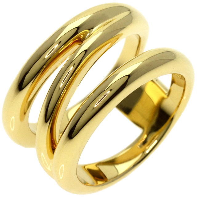 TIFFANY&Co. ティファニー ダイアゴナル リング・指輪 K18イエロー  