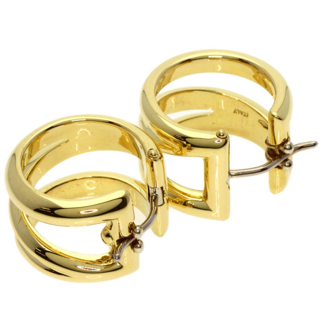 TIFFANY&Co. ティファニー ダイアゴナル ピアス K18イエローゴールド  