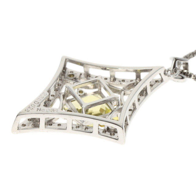 2.38ct クリスティーナハン イエロークォーツ ダイヤモンド