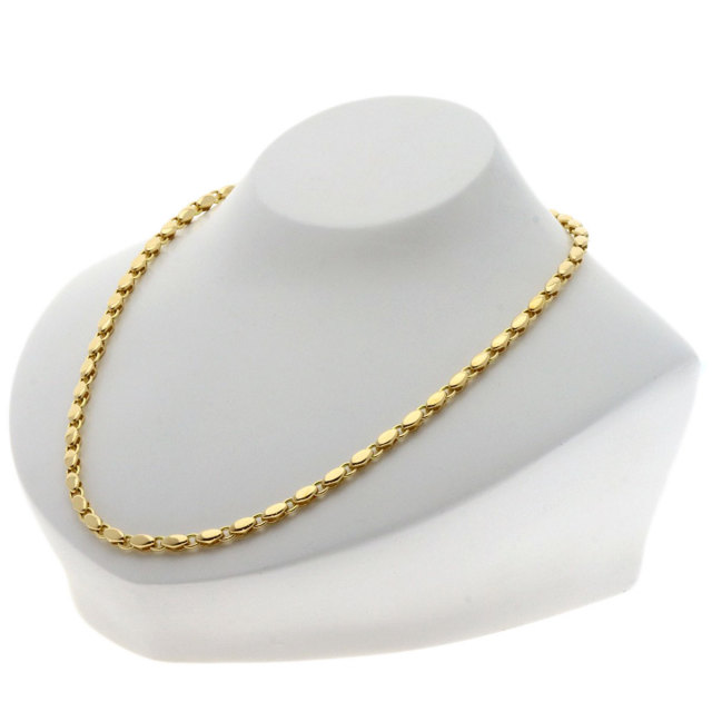 BVLGARI ブルガリ チェーン 44cm ネックレス K18イエローゴールド  