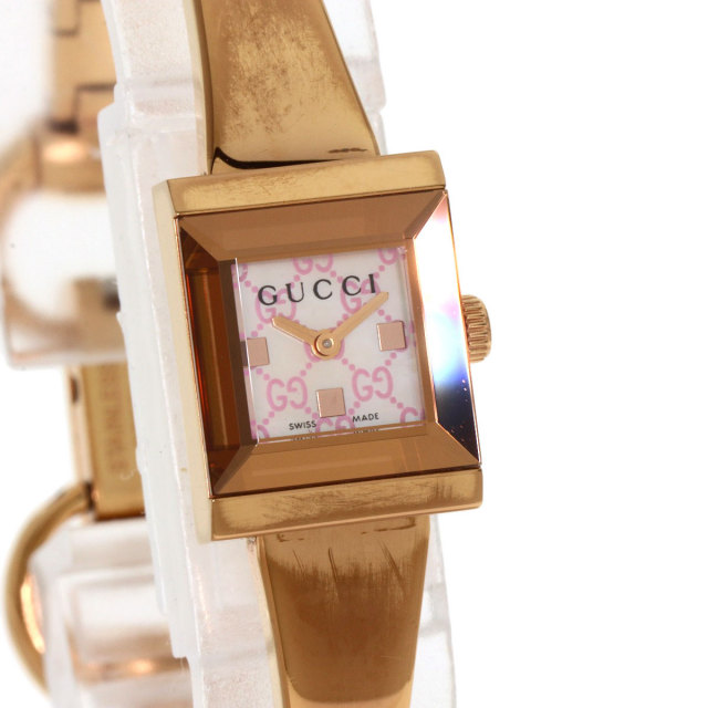 GUCCI グッチ 128.5 Gフレーム 腕時計 PGP/PGP レディース