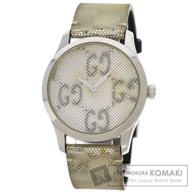GUCCI グッチ 126.4 Gタイムレス ホログラム 腕時計 ステンレス  
