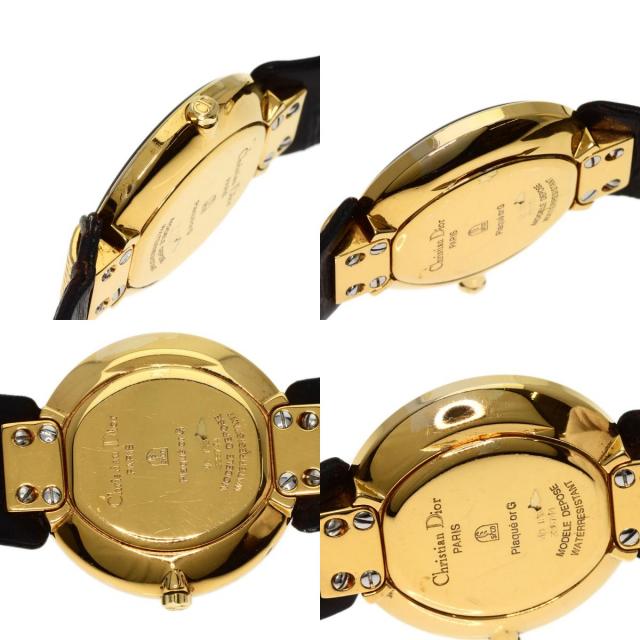CHRISTIAN DIOR クリスチャンディオール 46.153 バキラ 腕時計 GP/革  