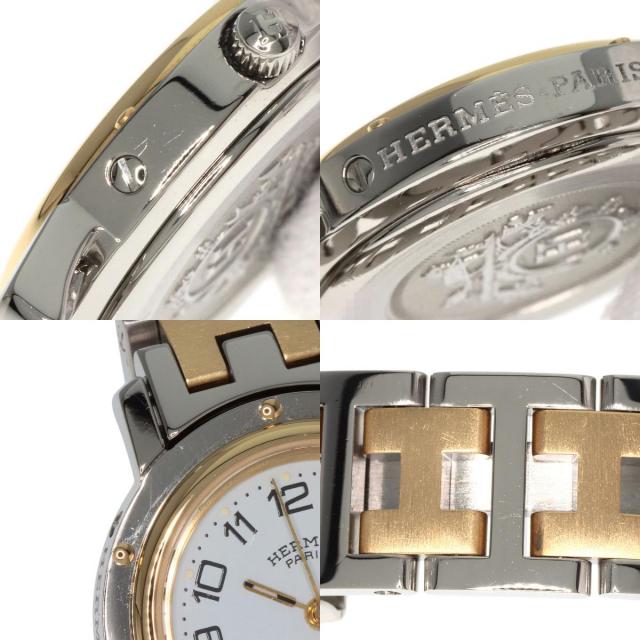 HERMES エルメス CL4.220 クリッパー 腕時計 GP/GPxSS レディース  