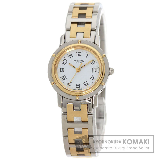 HERMES エルメス CL4.220 クリッパー 腕時計 GP/GPxSS レディース 