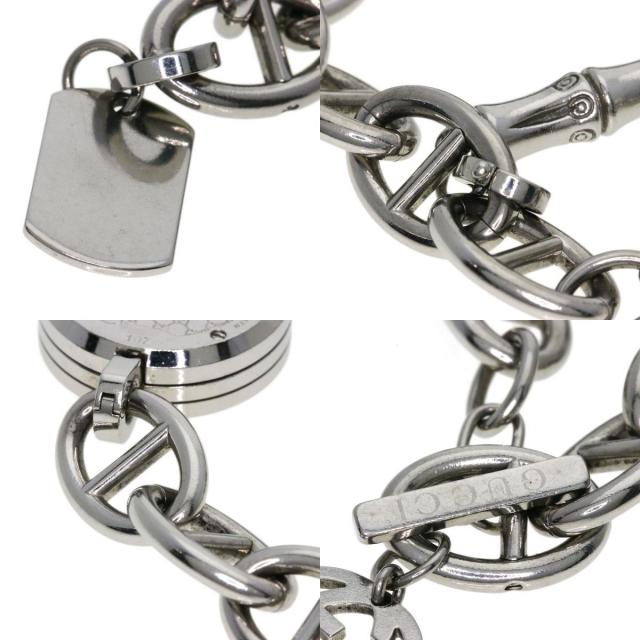 GUCCI グッチ 107 Gチャームブレス 腕時計 ステンレススチール