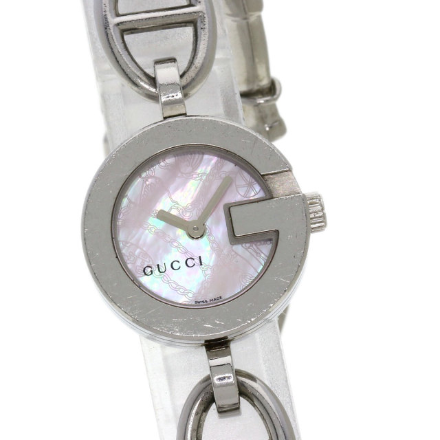 GUCCI グッチ 107 Gチャームブレス 腕時計 ステンレススチール/SS  