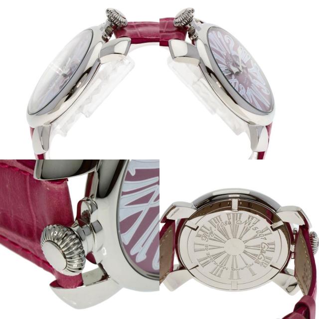 Gaga Milano ガガ・ミラノ 5084 マヌアーレ 46mm 腕時計 ステンレス 