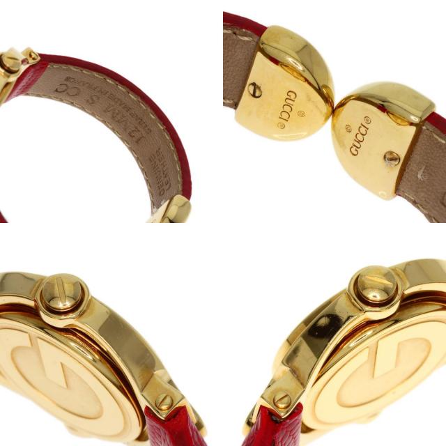 GUCCI グッチ GQ6600 リバーシブル 腕時計 GP/革 レディース