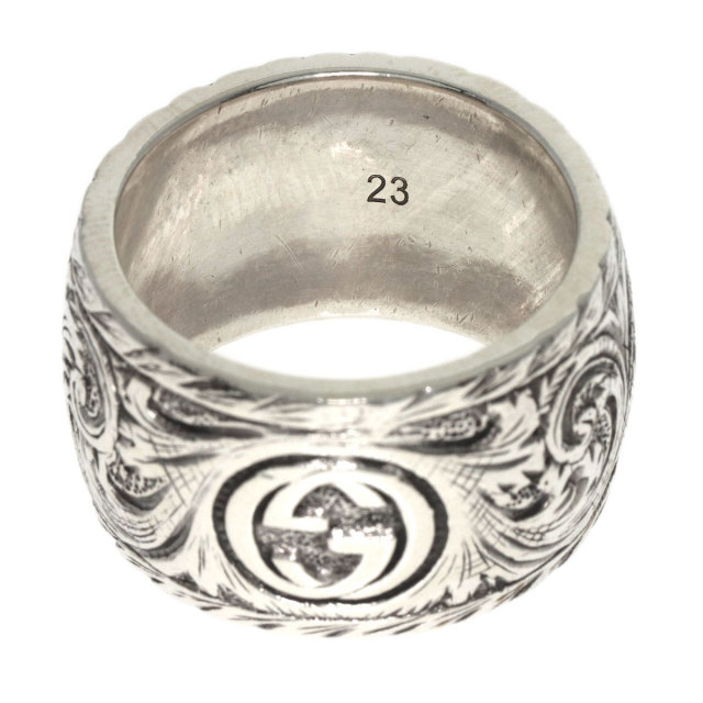 GUCCI グッチ キャットヘッド ワイド #23 リング・指輪 シルバー  