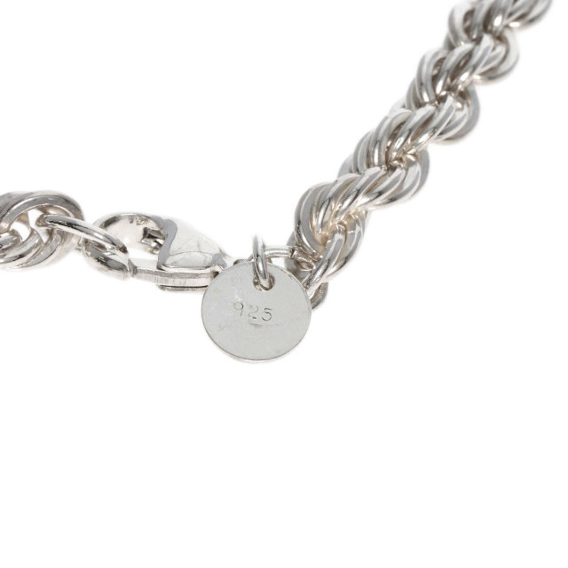 【プロフ必読】Tiffanyシルバー ツイストデザイン ネックレス TIFFANY&Co. ティファニー ツイストハート ネックレス シルバー