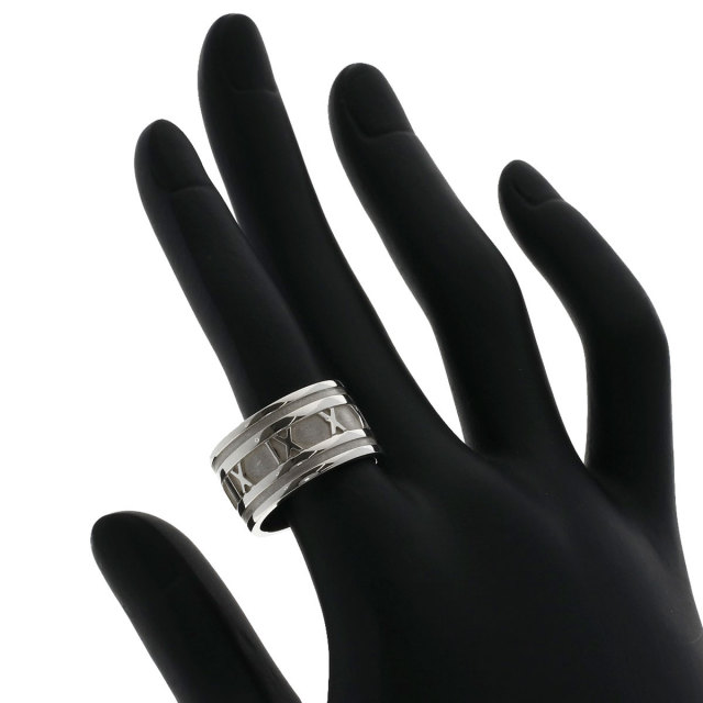 TIFFANY&Co. ティファニー アトラス ワイド リング・指輪 シルバー 