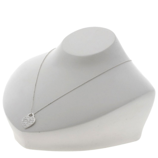 TIFFANY&Co. ティファニー ノーツ ハートタグ ネックレス シルバー  