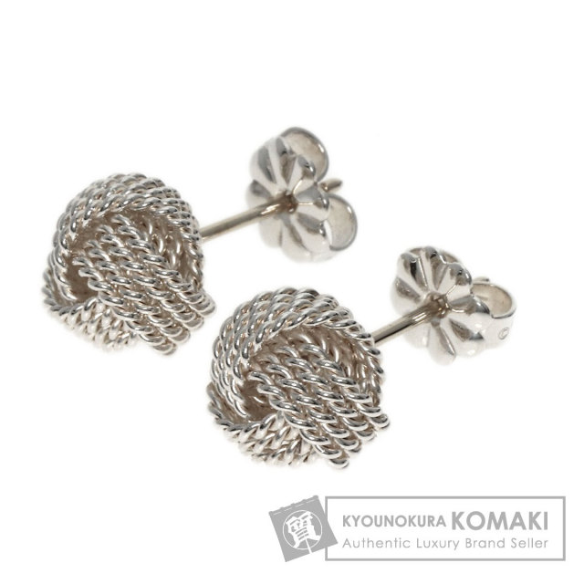 TIFFANY&Co. ティファニー メッシュ ボール ピアス シルバー