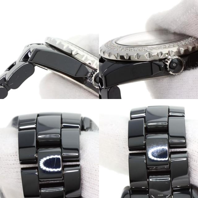 シャネル 腕時計 J12 33mm H1708 ベゼル センター ダイヤモンド