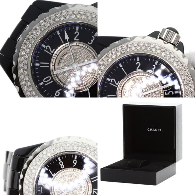 シャネル 腕時計 J12 33mm H1708 ベゼル センター ダイヤモンド