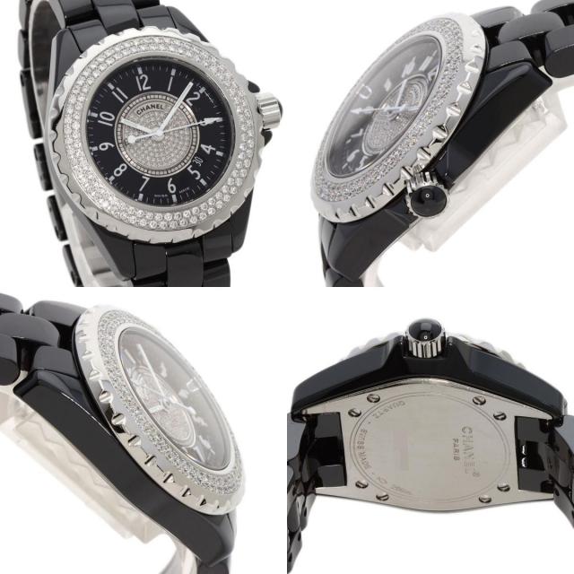 シャネル 腕時計 J12 33mm H1708 ベゼル センター ダイヤモンド