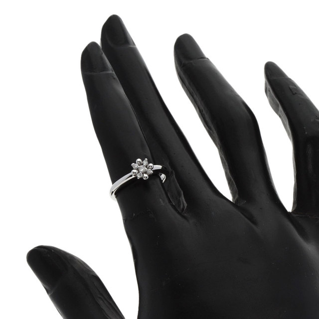 STAR JEWELRY スタージュエリー フラワーモチーフ ダイヤモンド リング  