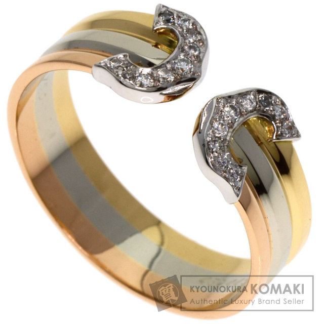 CARTIER カルティエ 2Cリング ダイヤモンド #58 リング・指輪 K18