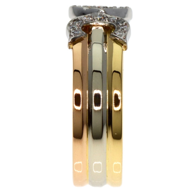 CARTIER カルティエ 2Cリング ダイヤモンド #58 リング・指輪 K18