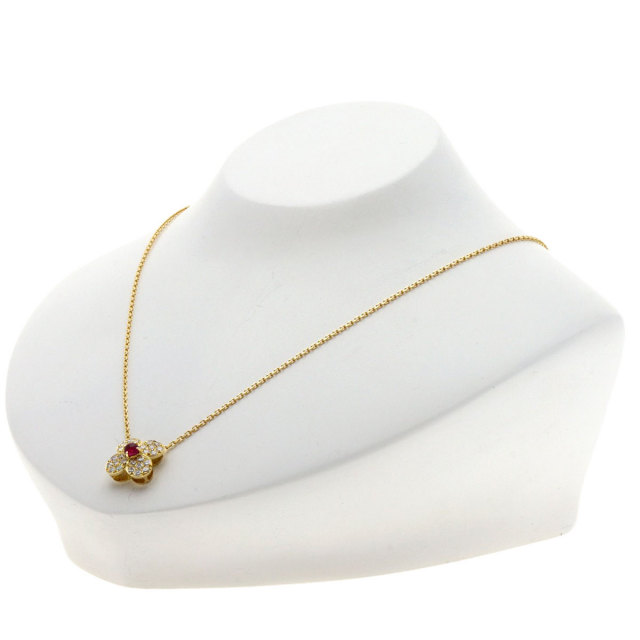 Van Cleef & Arpels ヴァンクリーフ＆アーペル トレフル ラージ ルビー 