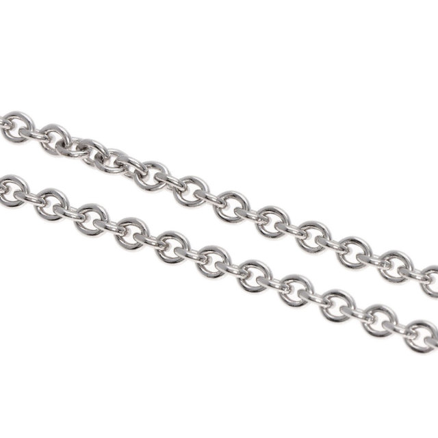 CARTIER カルティエ チェーン 45cm ネックレス K18ホワイトゴールド