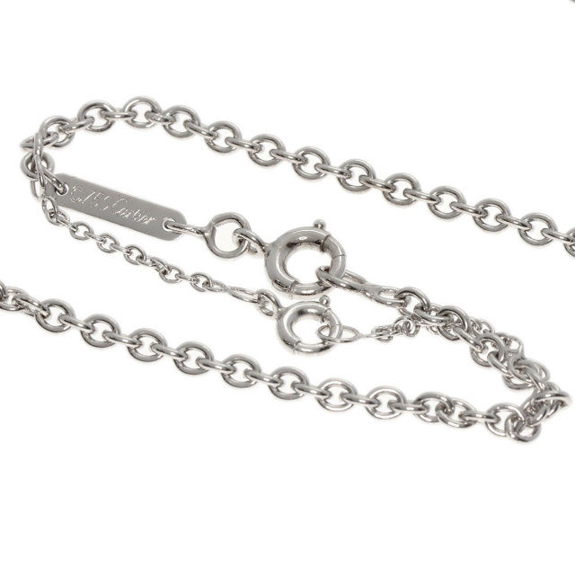 CARTIER カルティエ チェーン 45cm ネックレス K18ホワイトゴールド