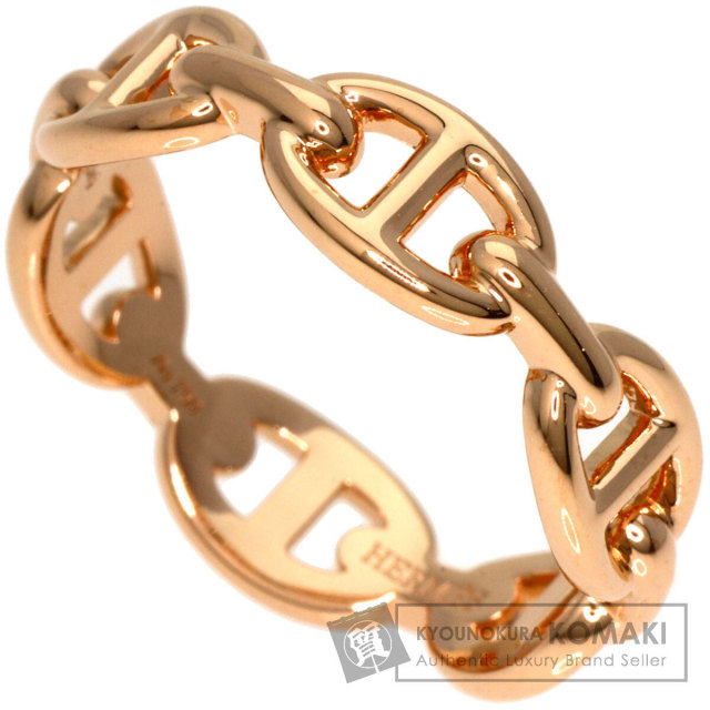 エルメス シェーヌダンクルネックレス 白 ピンクゴールド 40800075424  