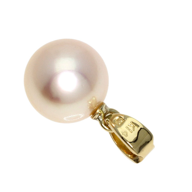 MIKIMOTO ミキモト パール 真珠 ペンダントトップ K14イエローゴールド 