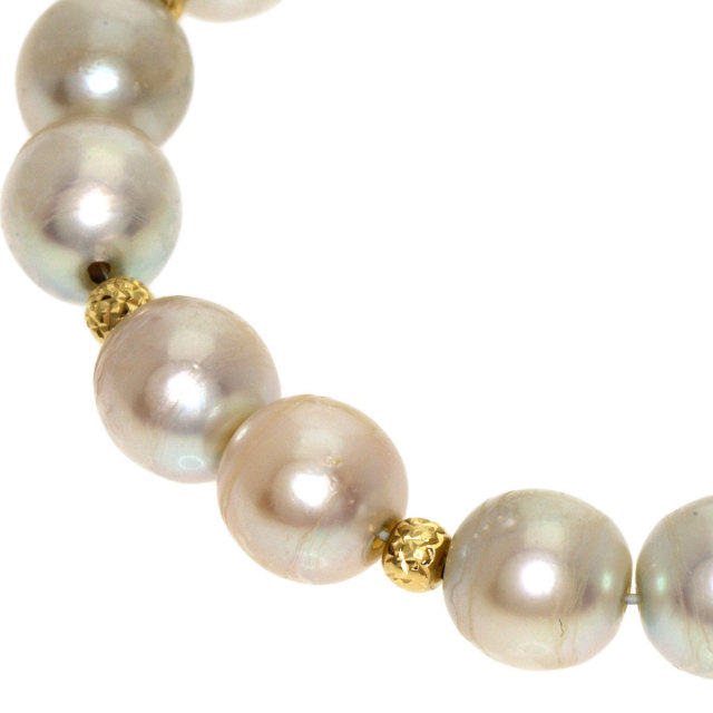 アコヤパール 真珠 ブレスレット K18イエローゴールド 10.4g