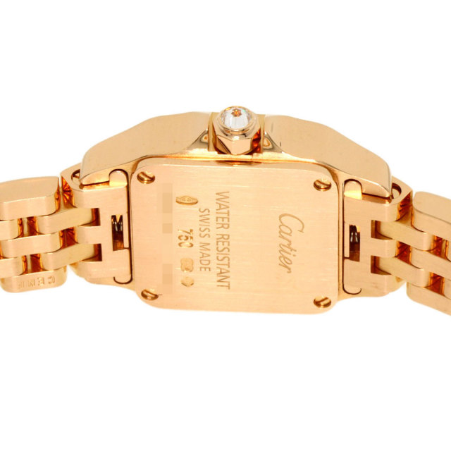 CARTIER カルティエ WF9011Z8 ミニサントス ドゥモワゼル 腕時計