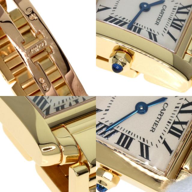 CARTIER カルティエ W50002N2 タンクフランセーズ SM 腕時計 K18 CARTIER カルティエ W50002N2 タンクフランセーズ SM 腕時計 K18