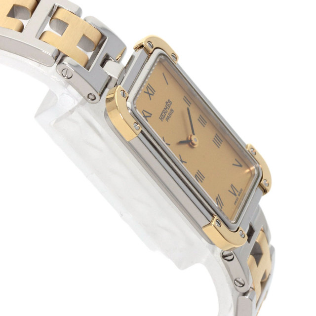 HERMES エルメス CR1.220 クロアジュール 腕時計 ステンレス