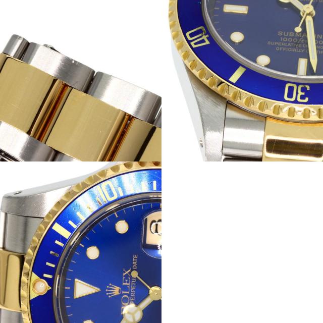 ROLEX ロレックス 16613 サブマリーナ 青文字盤 腕時計 OH済