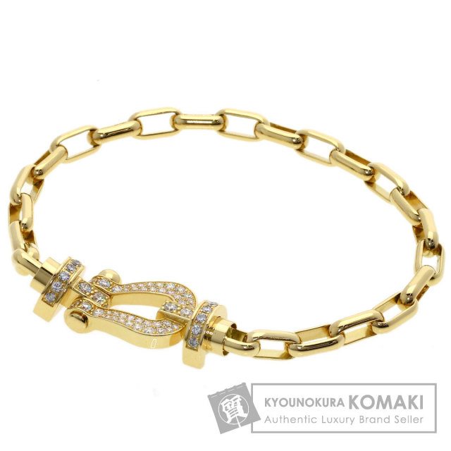 FRED フレッド フォース10 LM ダイヤモンド ブレスレット K18イエロー 