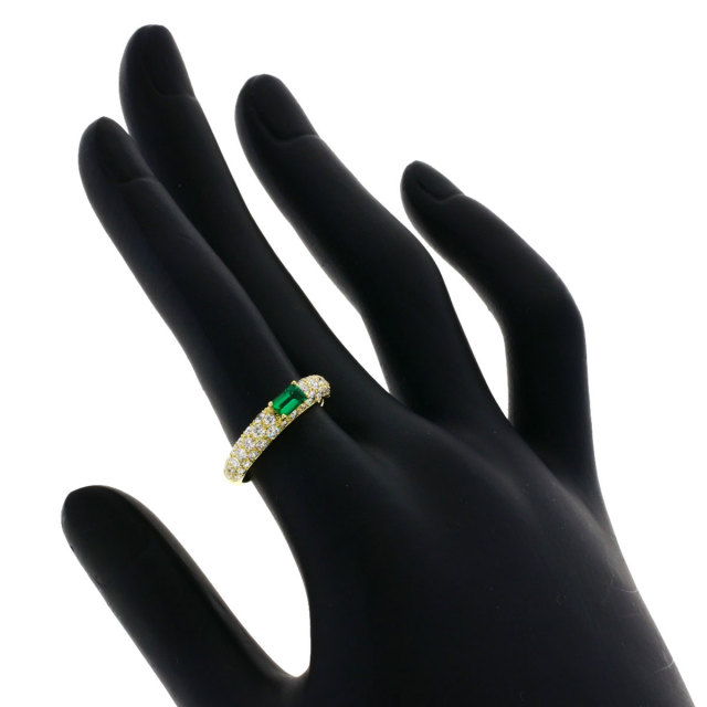 Gimel ギメル エメラルド ダイヤモンド リング・指輪 K18イエロー 