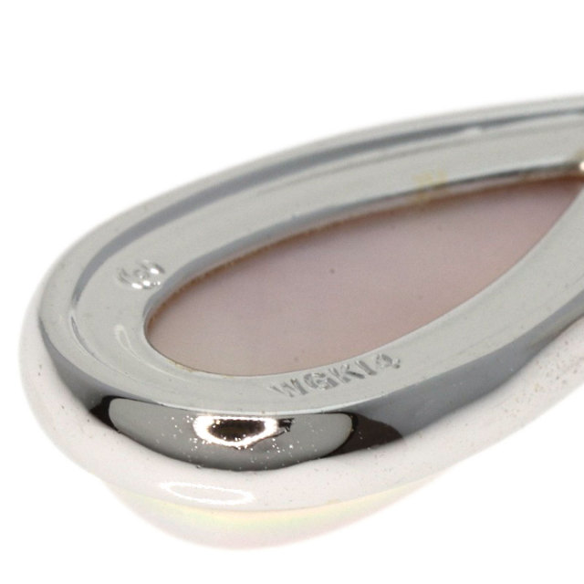 タサキ K14YG マベパール 約14mm ピアス TASAKI タサキ マベパール 真珠 イヤリング K14ホワイトゴールド