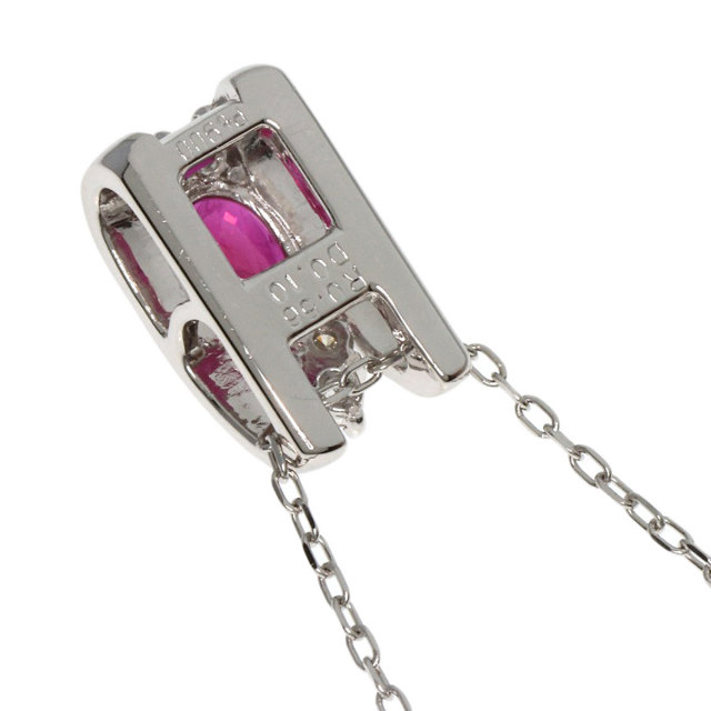 0.56ct ルビー ダイヤモンド ネックレス プラチナPT900/PT850 3.7g  