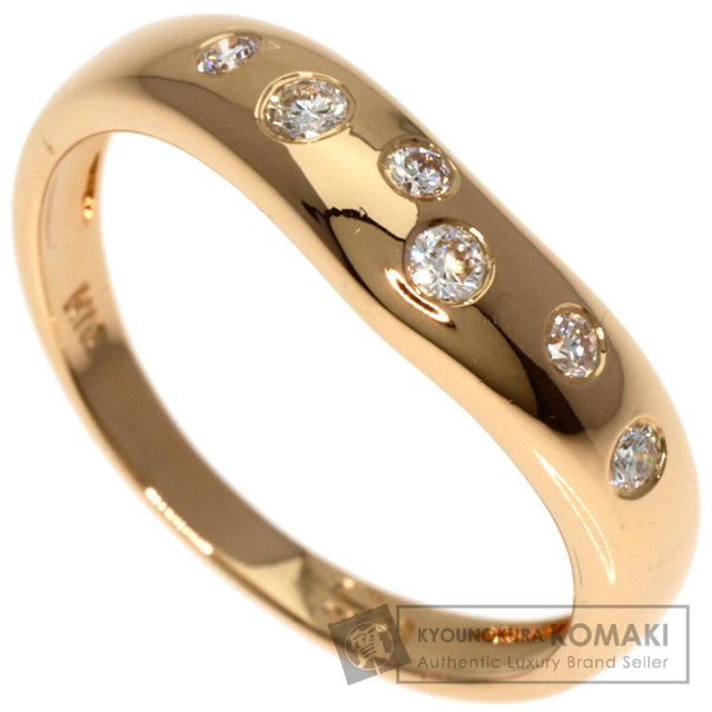 STAR JEWELRY スタージュエリー 6P ダイヤモンド リング・指輪 K18 