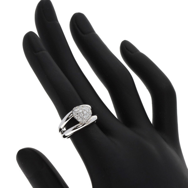 STAR JEWELRY スタージュエリー ハートモチーフ ダイヤモンド リング  