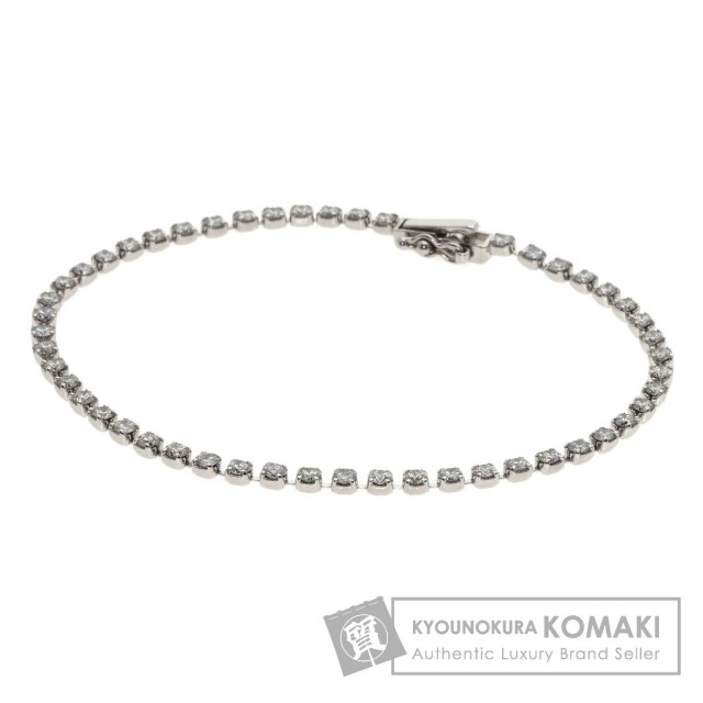 2ct ダイヤモンド ブレスレット プラチナPT850 6.1g レディース 