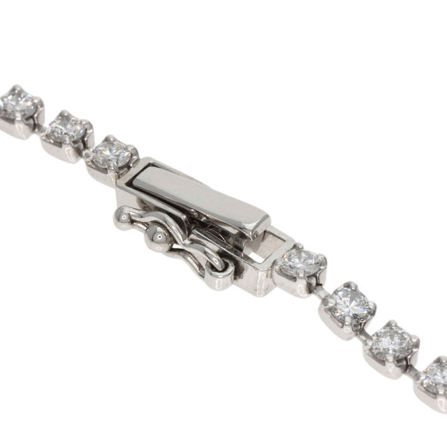 2ct ダイヤモンド ブレスレット プラチナPT850 6.1g レディース 