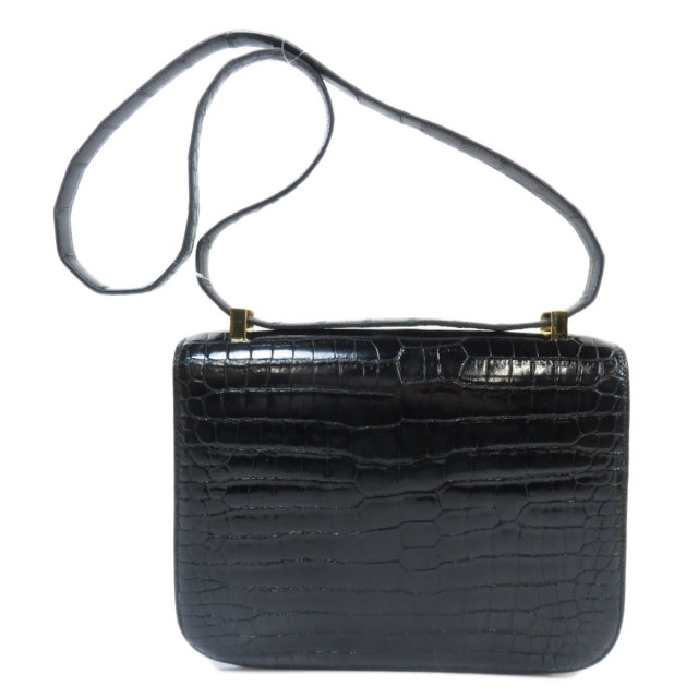 HERMES エルメス コンスタンス ブラック ゴールド金具 ショルダー 
