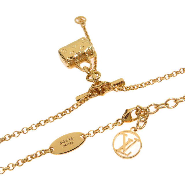 LOUIS VUITTON ルイヴィトン M00796 コリエ・LV スピーディ ネックレス 